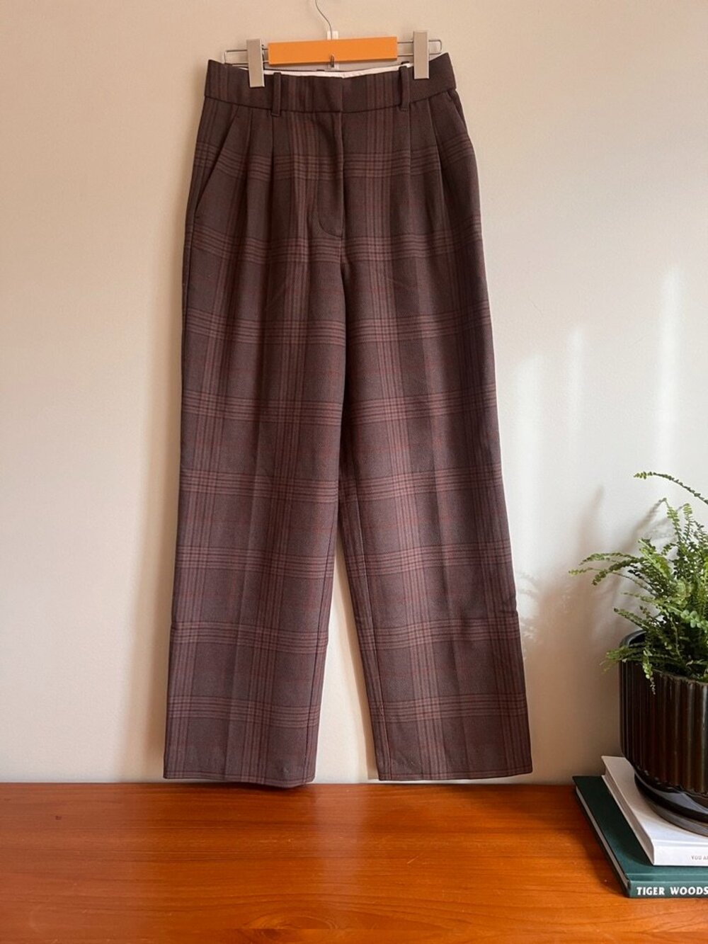 Wilfred The Effortless Pant™ - (Re)fined Plaid Wool Blend Trouser | Size 4 - Picture 2 of 12